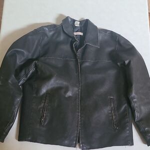Men's Black Leather Jacket